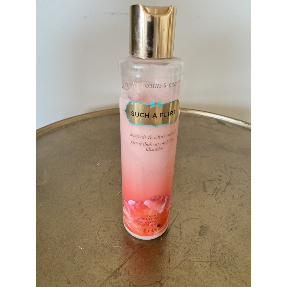 Vs Victorias Secret Body Gel Such A Flirt Cool Kiss Lotion Bottle